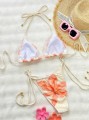 Dwuczęściowe bikini nadruk (S)