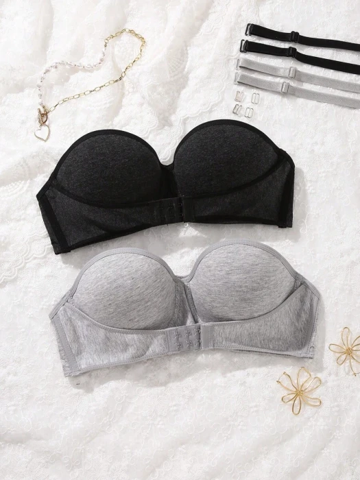 Usztywniane biustonosze 2 pack (90B)