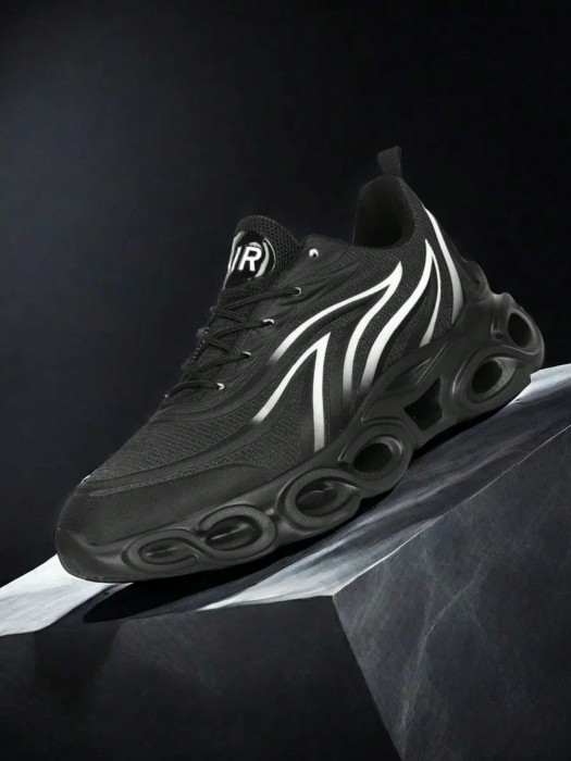Czarne sportowe buty platforma (41)