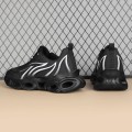 Czarne sportowe buty platforma (41)