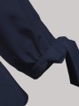 Granatowa bluzka rękaw 3/4 (XL)