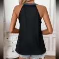 Czarny top nadruk (XL)