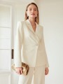 Elegancka marynarka ecru (M)