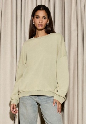 Zielona bluza oversize (XS)