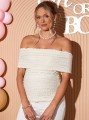 Dopasowana bluzka ecru (M)