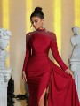 Czerwona suknia cekiny (M)