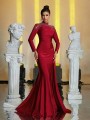 Czerwona suknia cekiny (M)