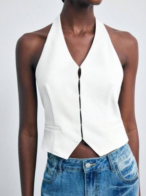 Elegancki top odkryte plecy (XS)