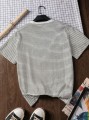 Biały t-shirt nadruk (L)