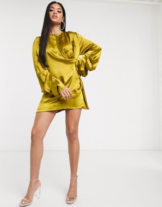 SUKIENKA OVERSIZE SATYNA (42)