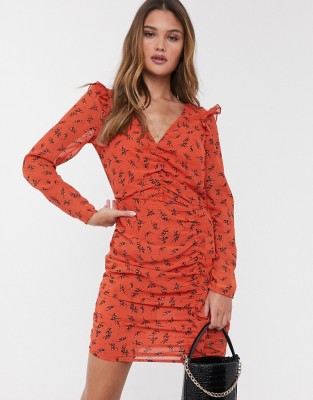 Sukienka mini v neck (32)