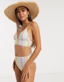 TOP BIKINI KOLOROWE PASKI (46)