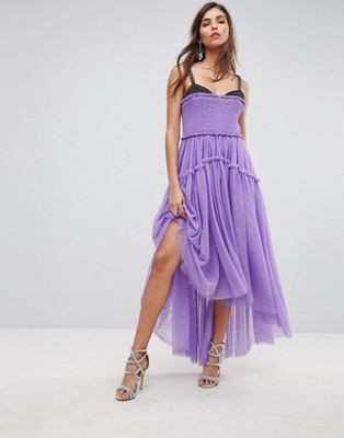 FIOLETOWA SUKIENKA MARSZCZENIA (36)