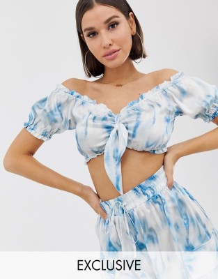 Satynowy top tie dye (34)