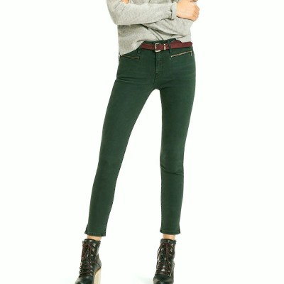 Jeansy wysoki stan skinny (32)