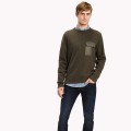 SWETER KHAKI KIESZEŃ (L)