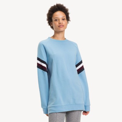 Błękitna bluza regular fit (L)