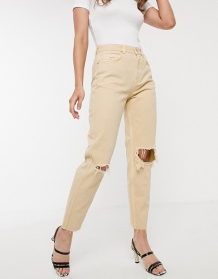 Jeansy mom fit wysoki stan (36/32)