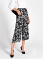CZARNE SPODNIE 3/4 PRINT (XS)