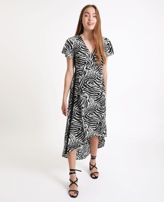DWUKOLOROWA SUKIENKA ANIMAL PRINT (34)