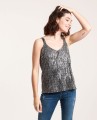 SREBRNA BLUZKA RAMIĄCZKA V NECK (XS)