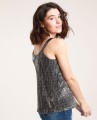 SREBRNA BLUZKA RAMIĄCZKA V NECK (XS)