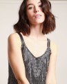 SREBRNA BLUZKA RAMIĄCZKA V NECK (XS)
