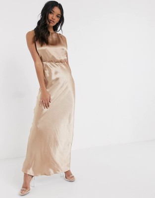 Satynowa sukienka maxi open back (32)