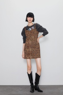 Sukienka animal print (M)