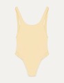 ŻÓŁTE MONOKINI ODKRYTE PLECY (M)