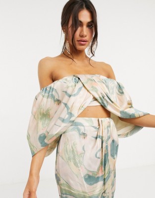 Wzorzysty top off shoulder (34)