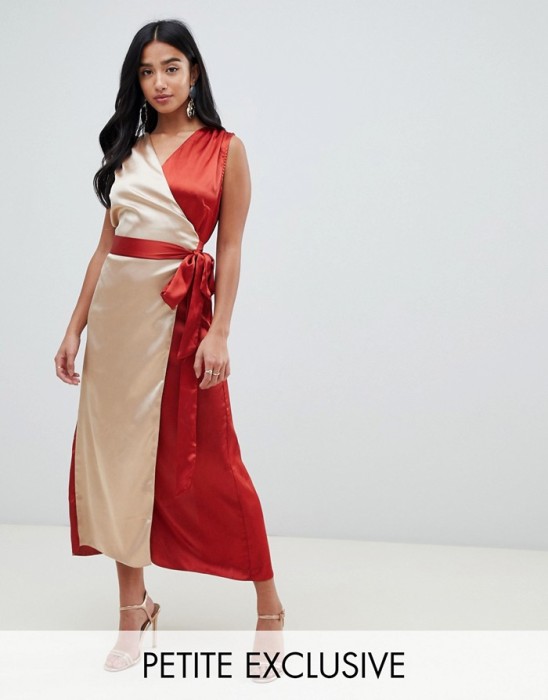 DWUKOLOROWA SUKIENKA MIDI (36)