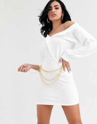 ŚMIETANKOWA SUKIENKA MINI (40)