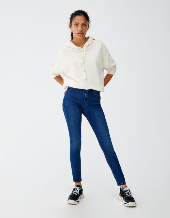 NIEBIESKIE JEANSY SUPER SKINNY (32)